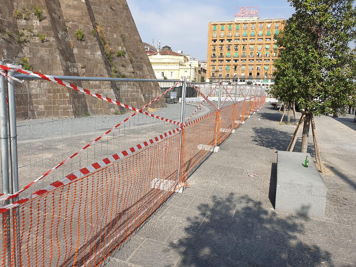 Via Pessina e via Acton, interventi tecnici del Comune di Napoli