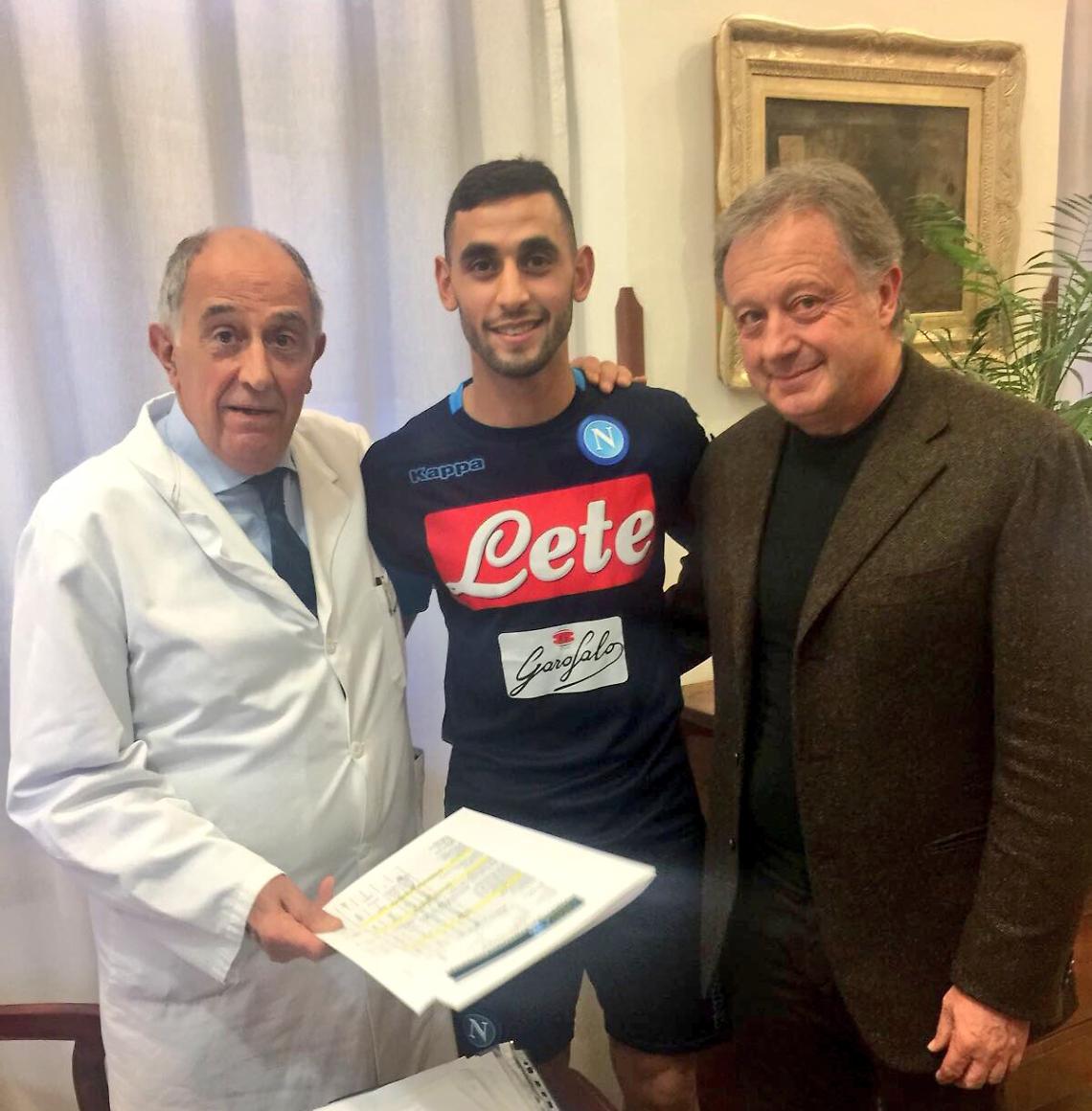 Ghoulam, controllo al ginocchio ok: prosegue il recupero