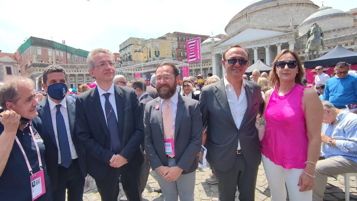 Giro d'Italia, Manfredi: «Entusiasmo straordinario»