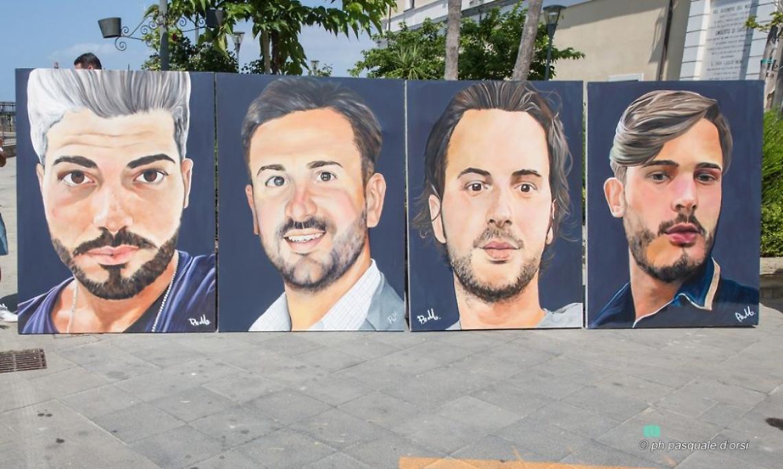 Ponte Morandi, Torre del Greco ricorda i suoi ragazzi con un murales