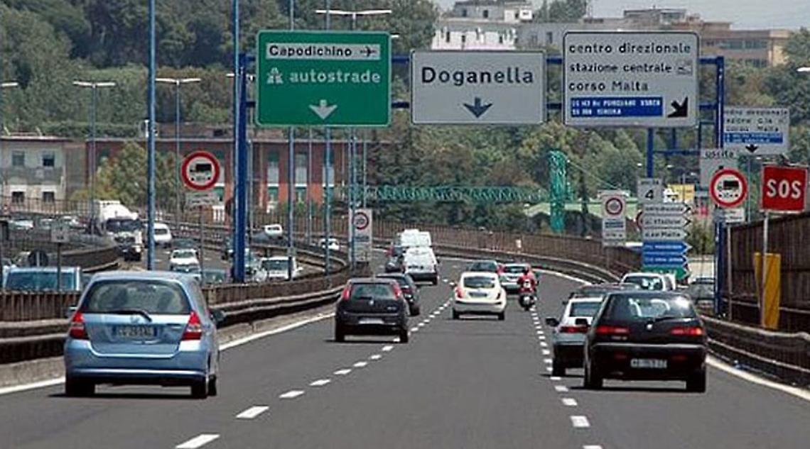 Tangenziale Napoli, stop pedaggio per chiusura Galleria Vittoria