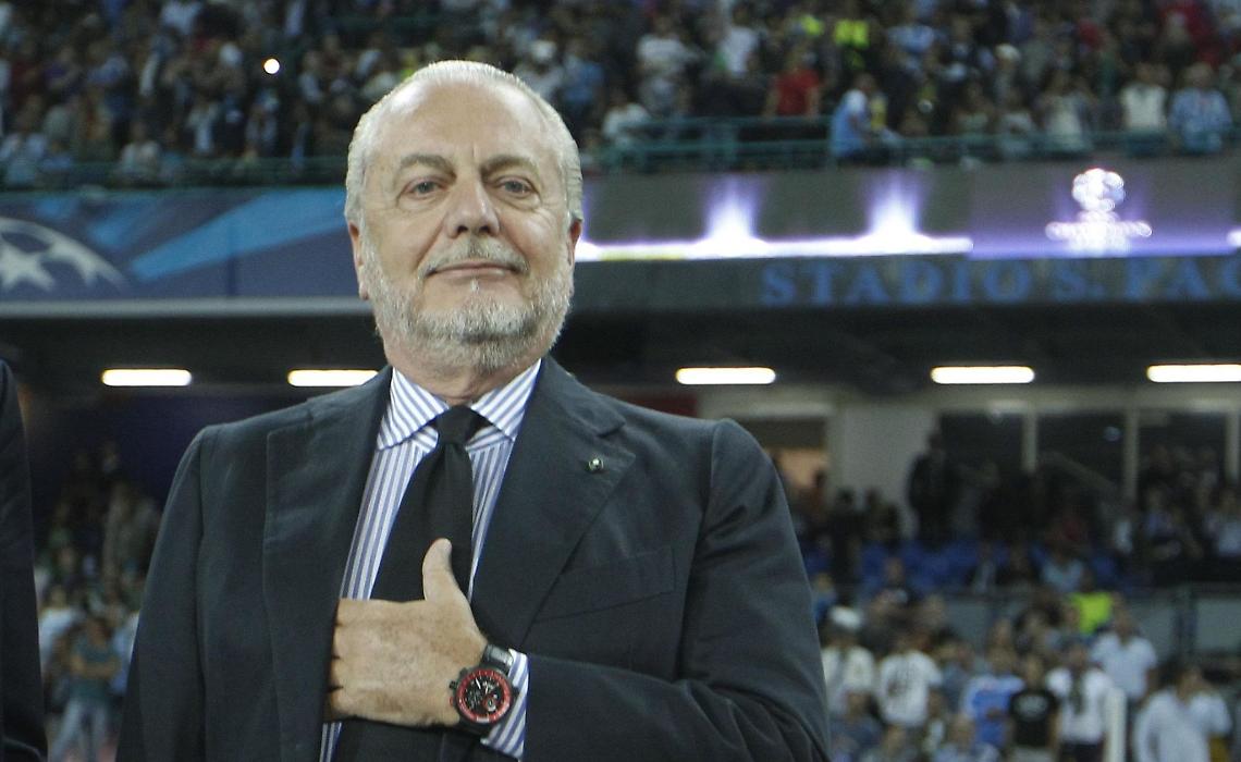 De Laurentiis torna a Castelvolturno per caricare il Napoli