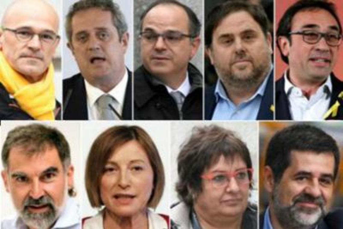Catalogna, da 9 a 13 anni ai leader indipendentisti