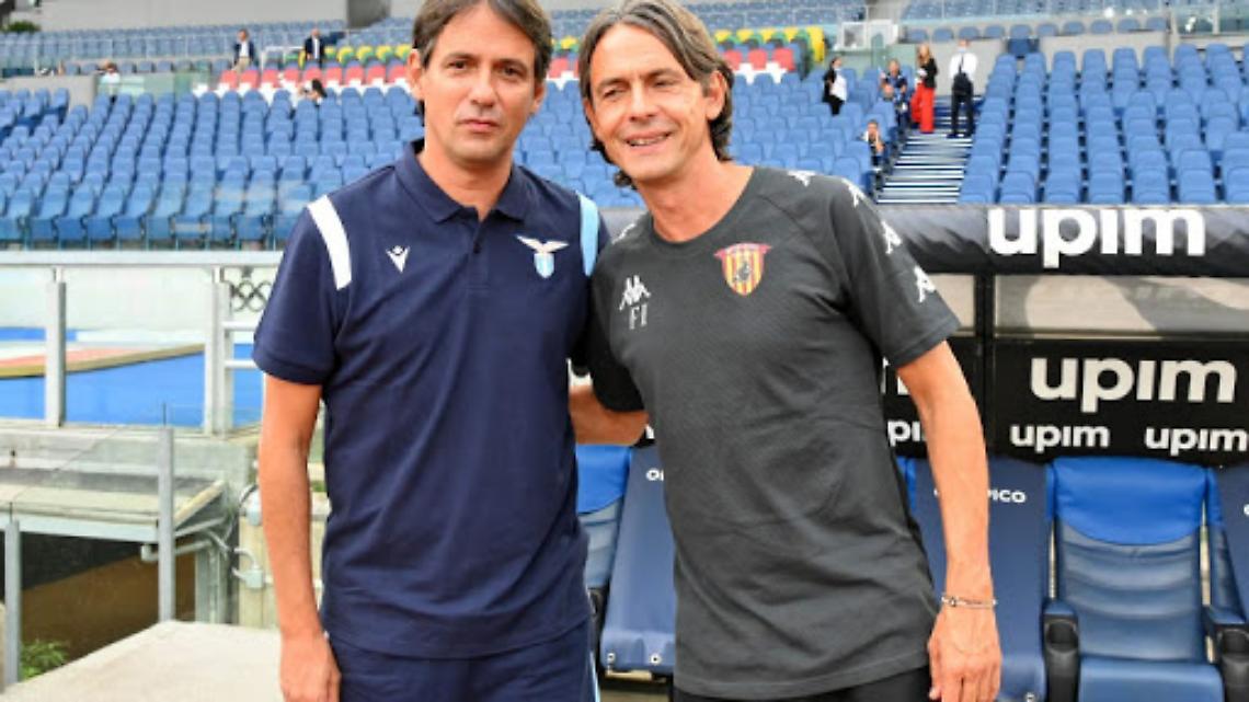 Benevento-Lazio, la sfida dei fratelli Inzaghi: «Avversari solo per 90 minuti»