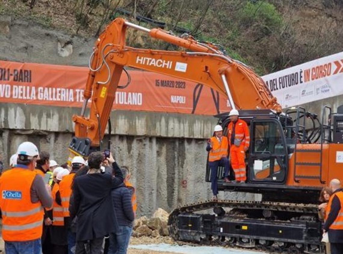 Alta velocità Napoli-Bari, al via i lavori di scavo della Galleria Telese