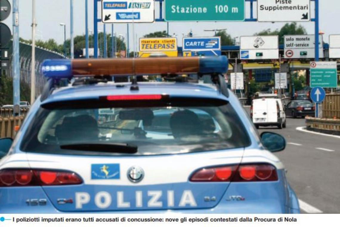 Posto di blocco con mazzetta, stangata per sei agenti infedeli