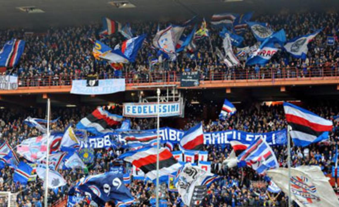 Cori contro il Napoli, multa da 20mila euro e diffida alla Samp