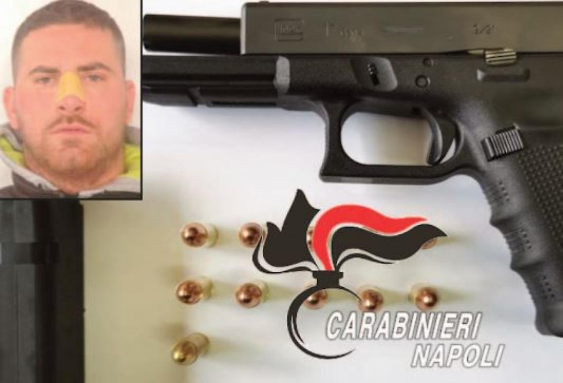 In scooter armato di pistola, arrestato il nipote dell’ex ras