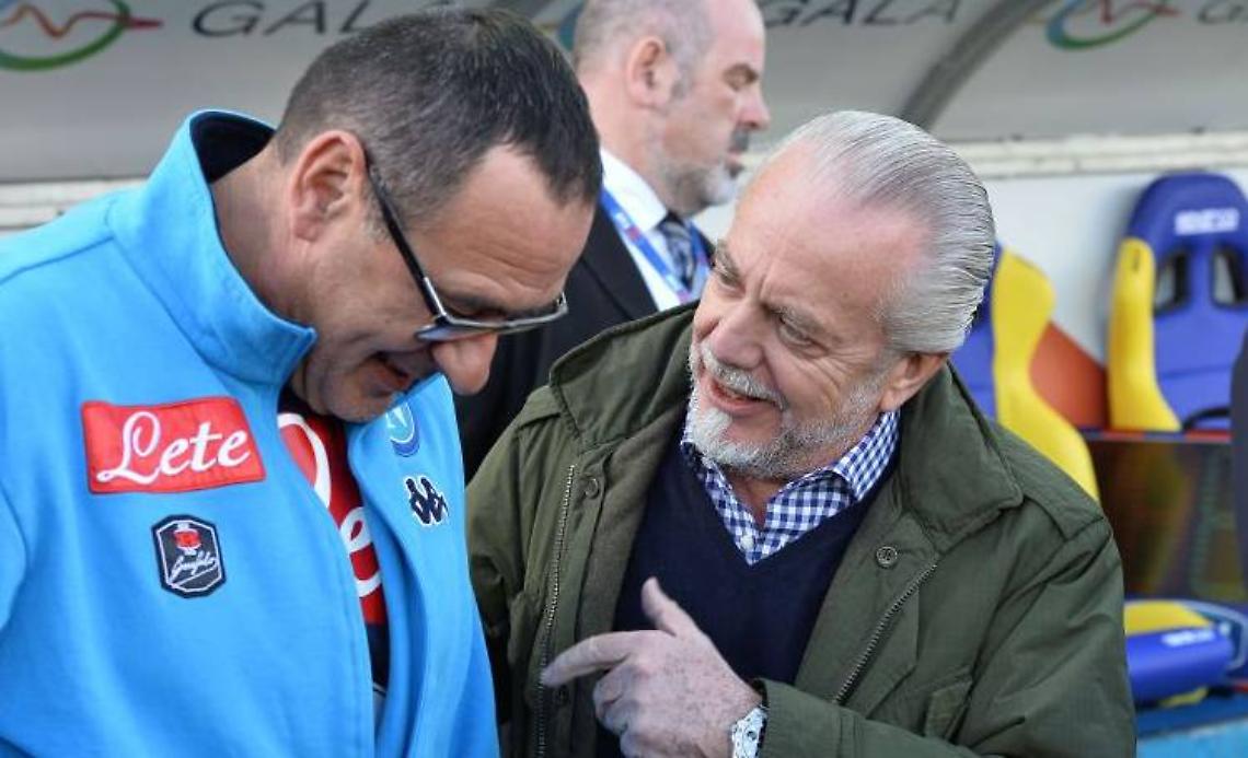 De Laurentiis: «Tradito da Sarri, io e Gattuso due guerrieri»