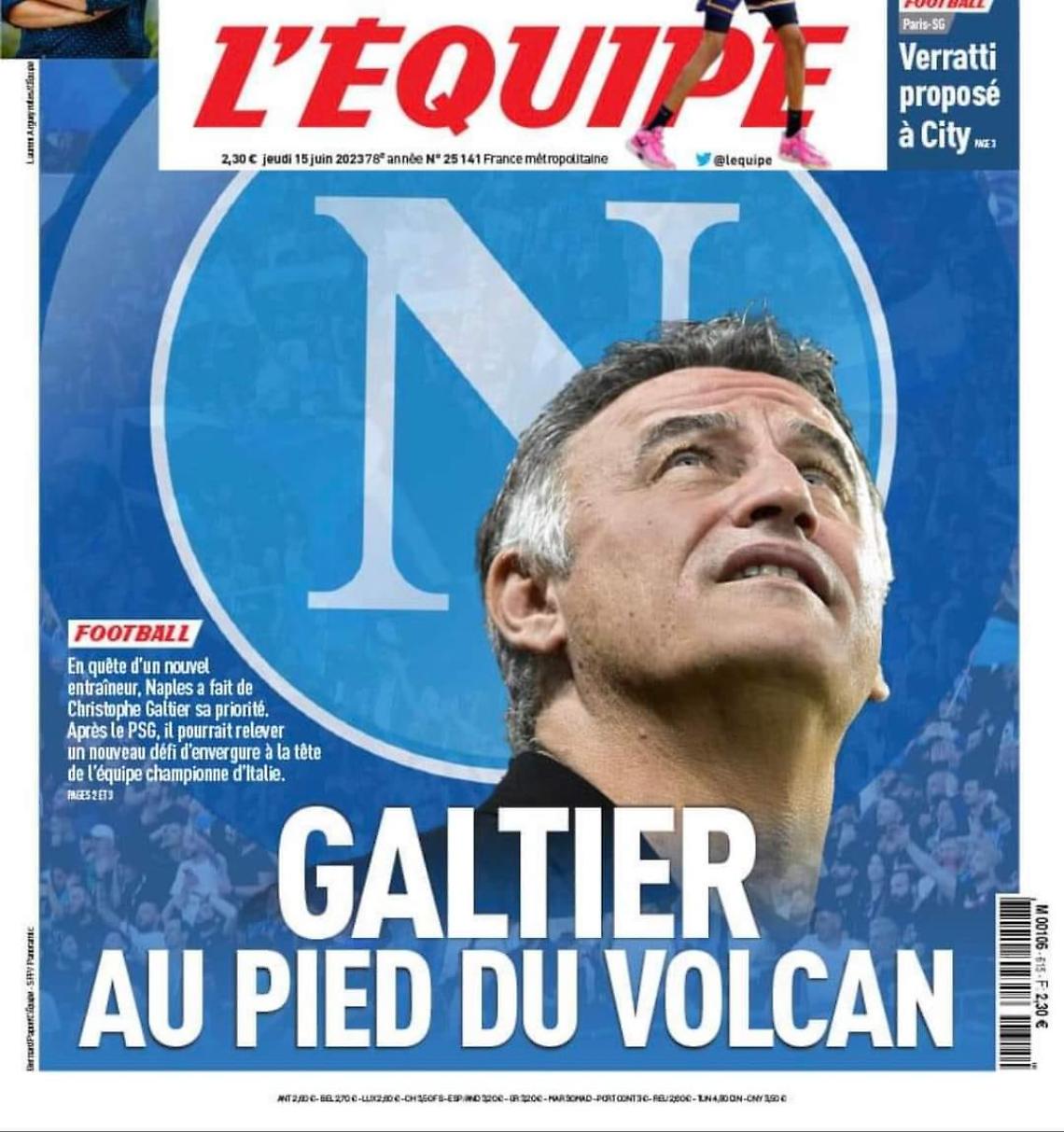 È Galtier il nuovo allenatore del Napoli