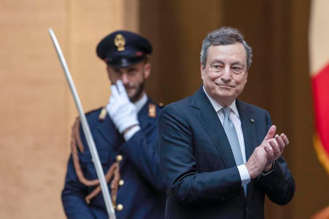 Draghi: «Viviamo fase decisiva per il futuro dell'Italia»