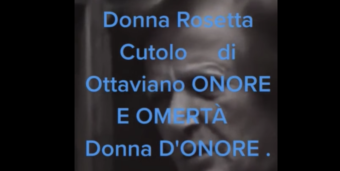 «Donna d'onore», in rete omaggi a Rosa Cutolo