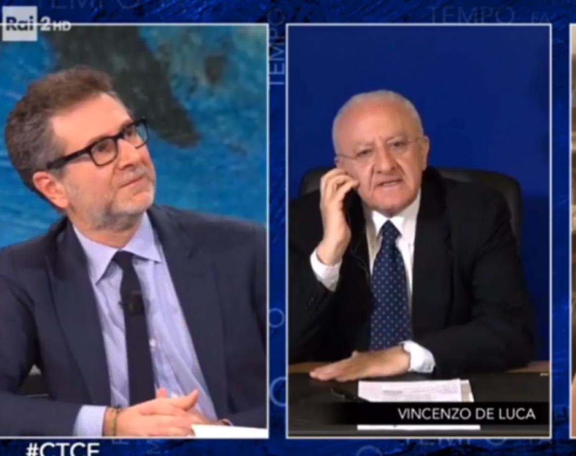 De Luca: «Campania zona rossa, il ministero chiarisca»