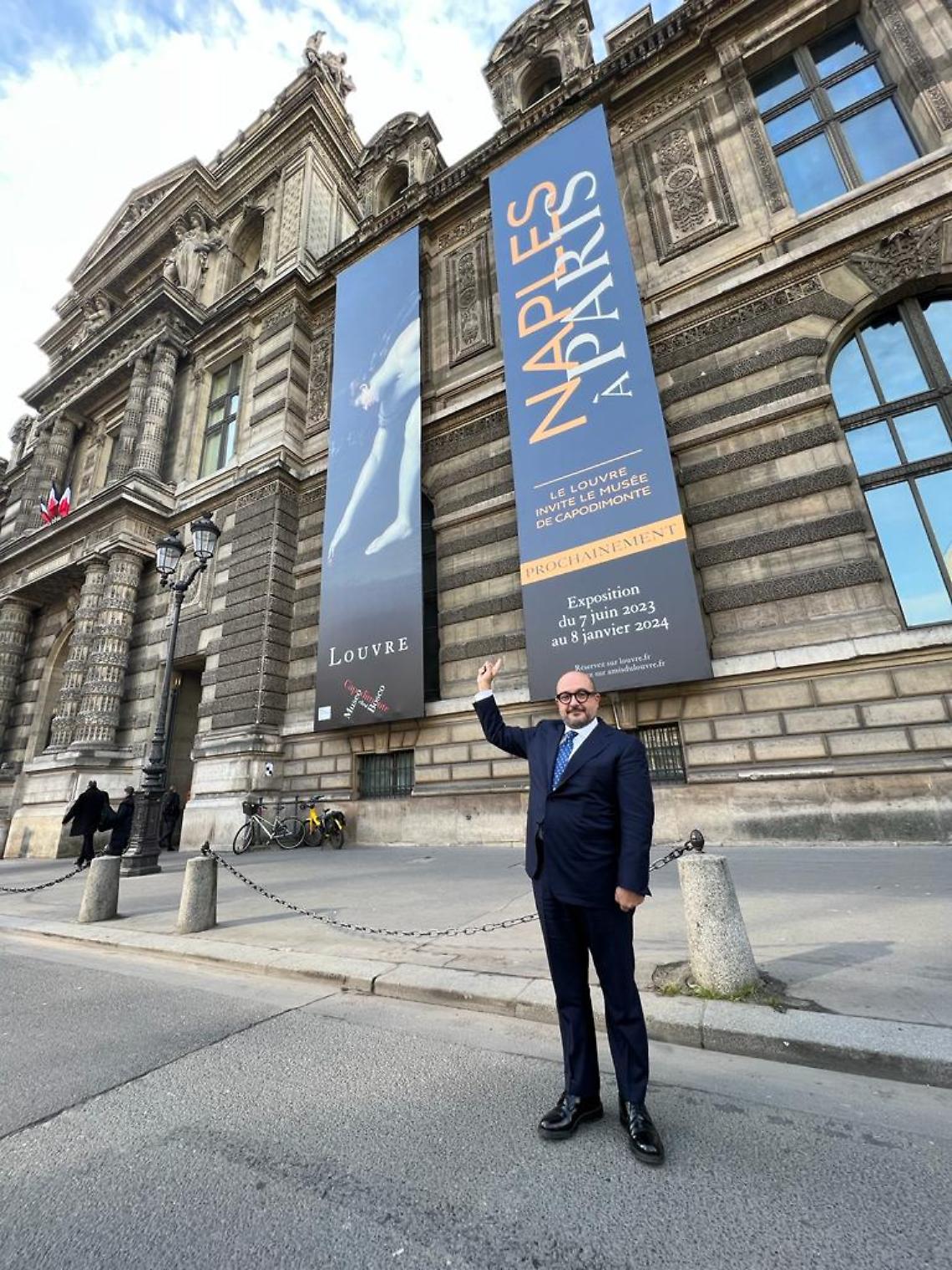 Sangiuliano a Parigi: «Il Louvre a Capodimonte grande vetrina per Napoli»