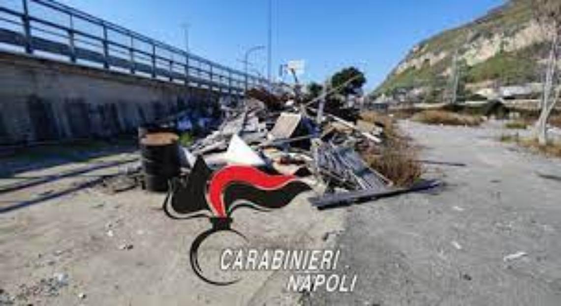 Pozzuoli, sequestrata discarica abusiva di 2 ettari vicina a Tangenziale