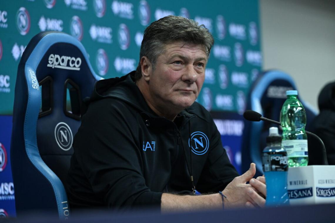 Mazzarri: "Parlerò con Osimhen e lo valuterò. Per il posto Champions nessuna tabella"