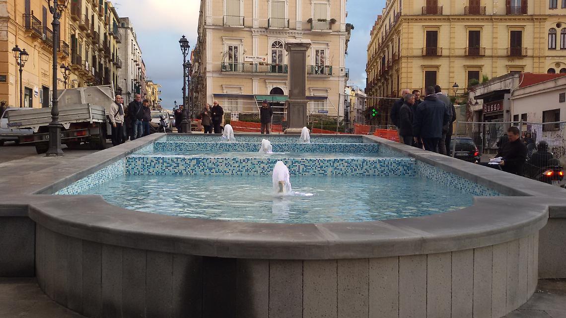 Torre del Greco, domani l'inaugurazione della fontana