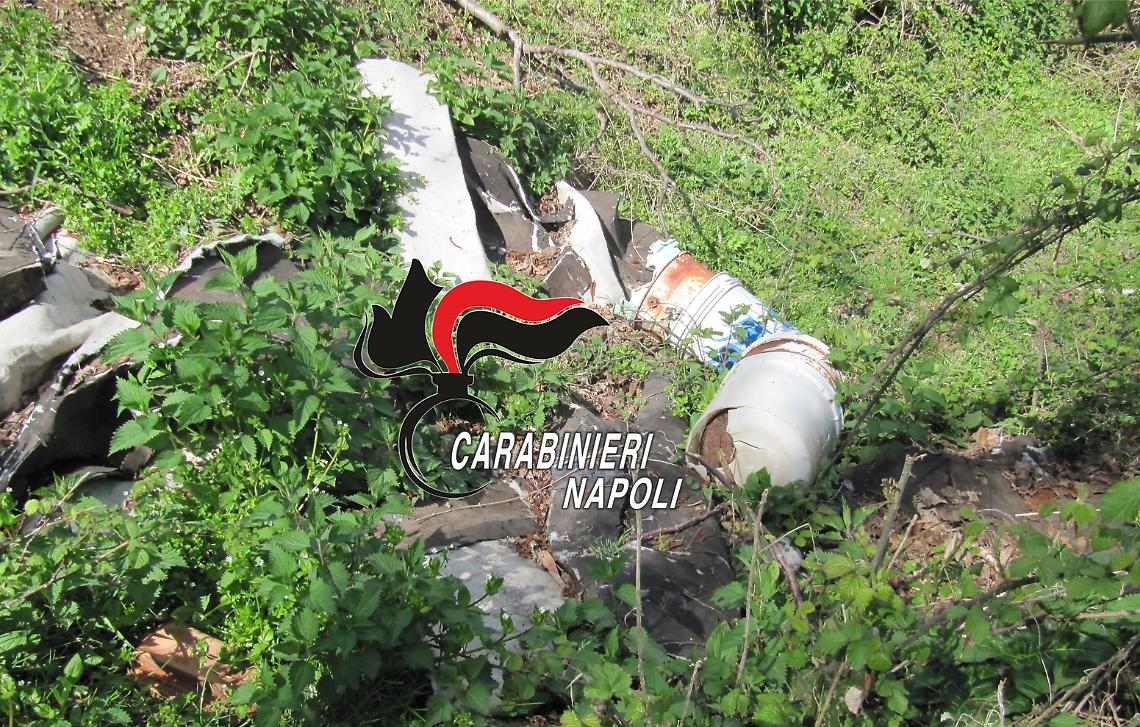 Agerola, 70 metri cubi di rifiuti in un fondo agricolo 