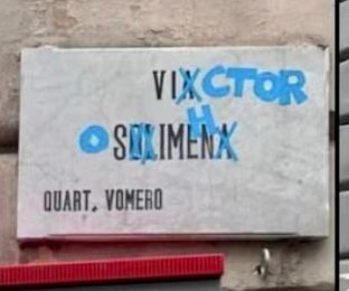 Via Solimena diventa Victor Osimhen, la denuncia del comitato
