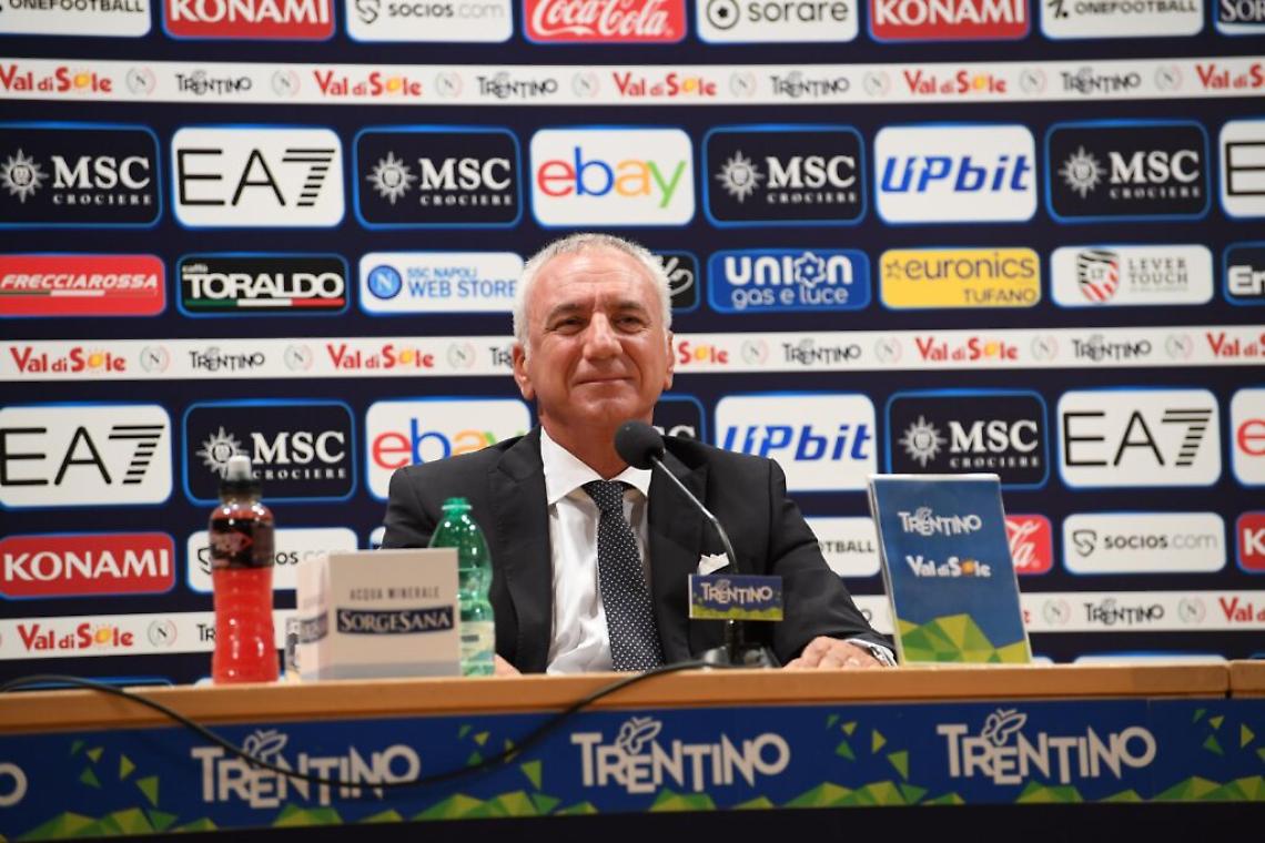 Meluso: «De Laurentiis mi ha chiamato alle 6.30 del mattino e sono corso subito»