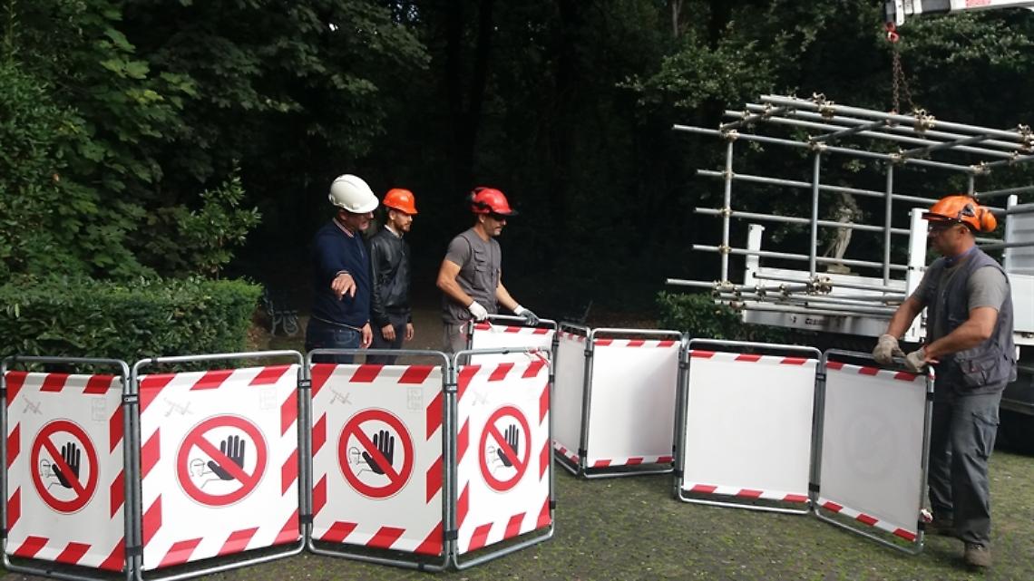 Capodimonte, simulazione di allerta meteo al Museo e al Real Bosco