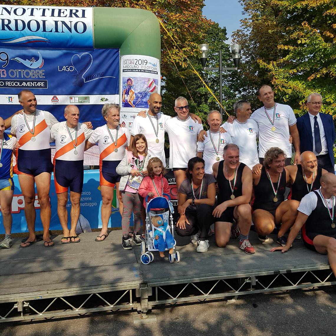 Canottaggio: oro per la Canottieri al Campionato Italiano Master