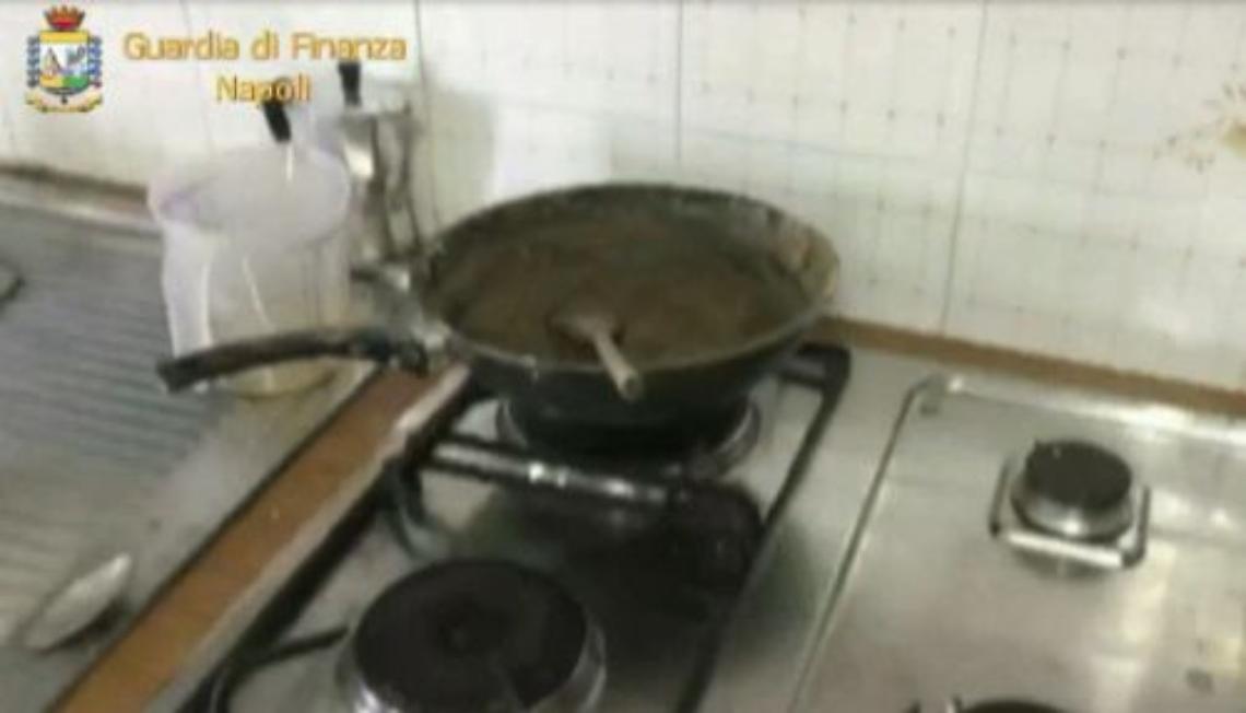 Raffineria di cocaina <br>a San Giuseppe Vesuviano: 5 arresti