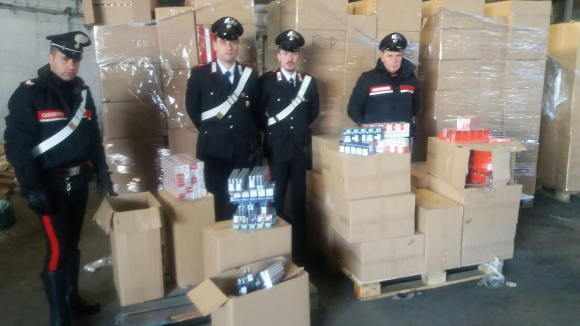 Ercolano, sequestrate 8 tonnellate di sigarette di contrabbando 