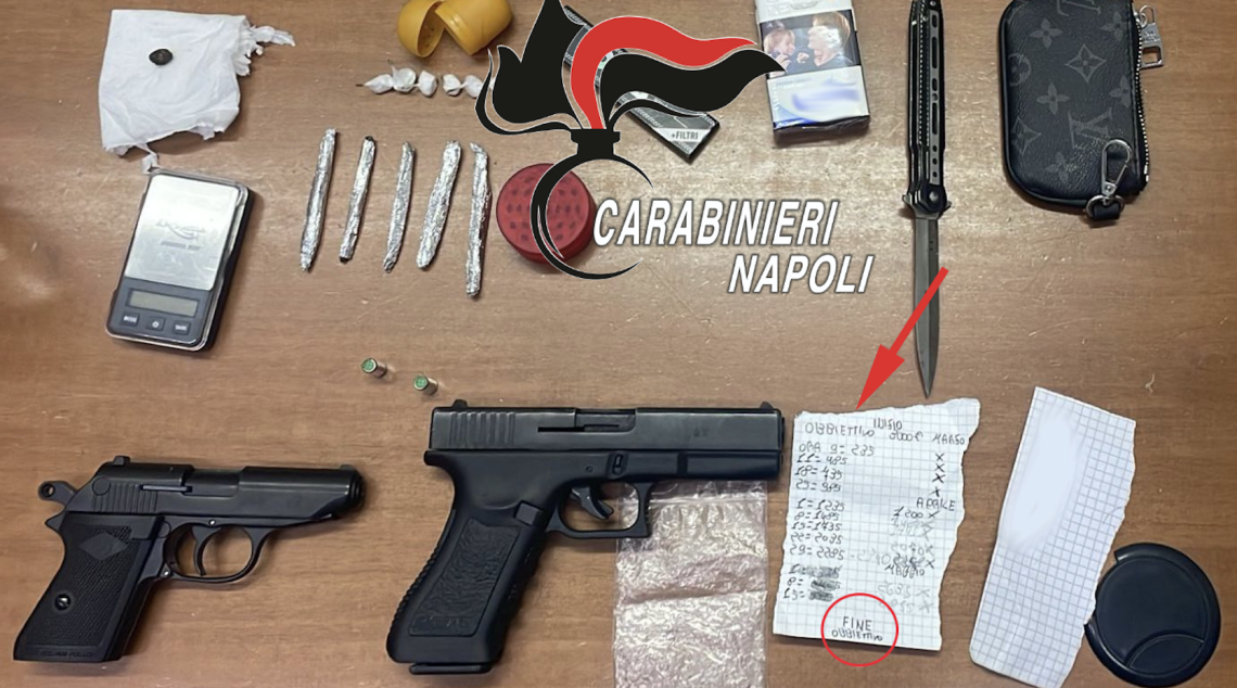 Arrestato pusher 17enne, in casa contabilità con obiettivi da centrare