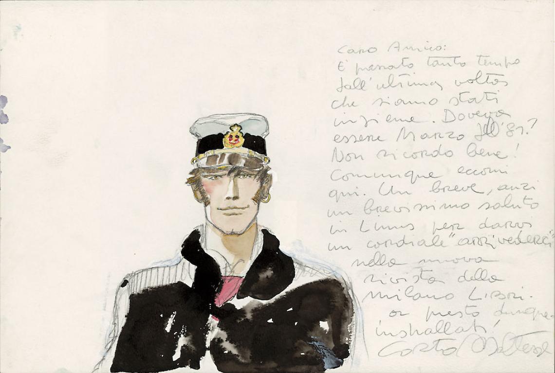 L'eroe di Hugo Pratt sbarca a Napoli, al Mann la mostra su Corto Maltese