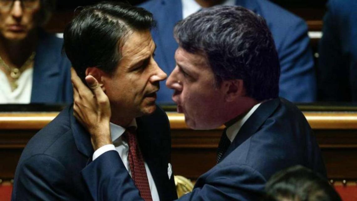 Scintille elezioni, Renzi a Conte: sei un mezzo uomo