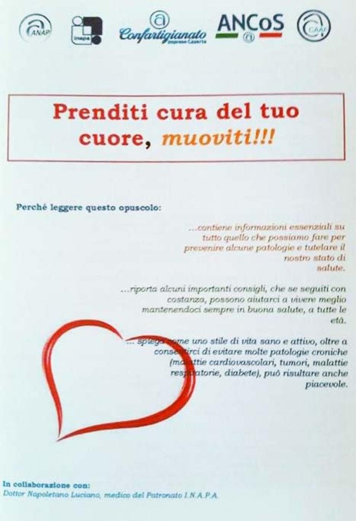 Prima giornata della prevenzione cardiovascolare organizzata dall’associazione A.N.A.P. di Caserta