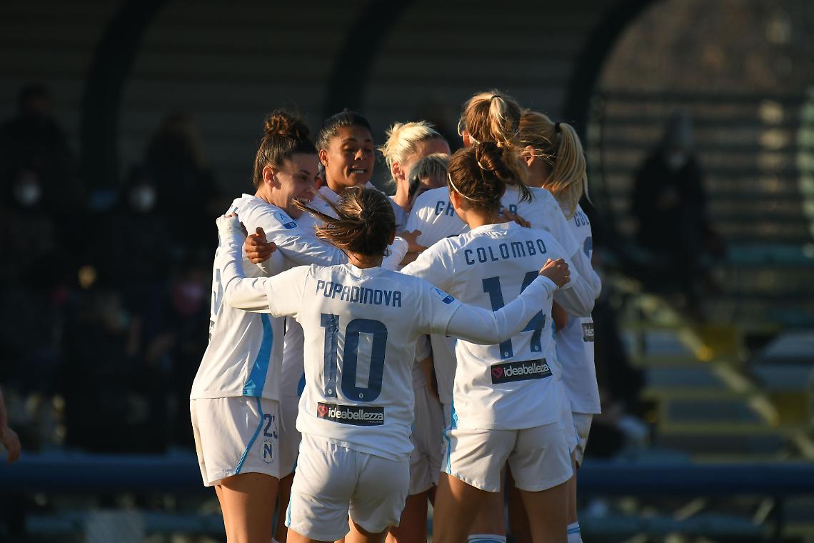 Napoli Femminile, ingresso gratuito con la Roma a Cercola: match trasmesso in quattro continenti