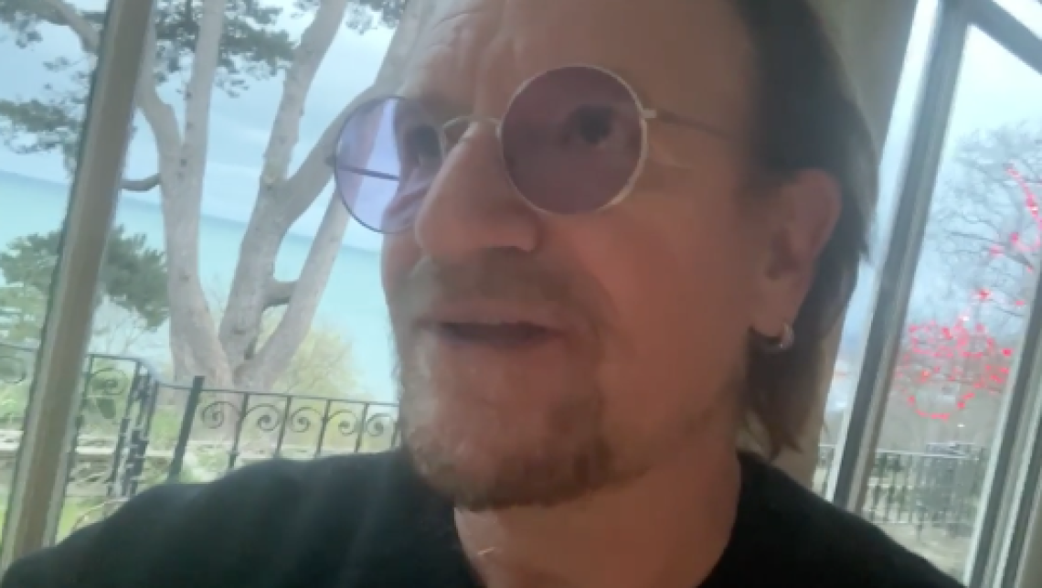 Coronavirus, Bono Vox canta su Instagram inedito per l'Italia/IL VIDEO
