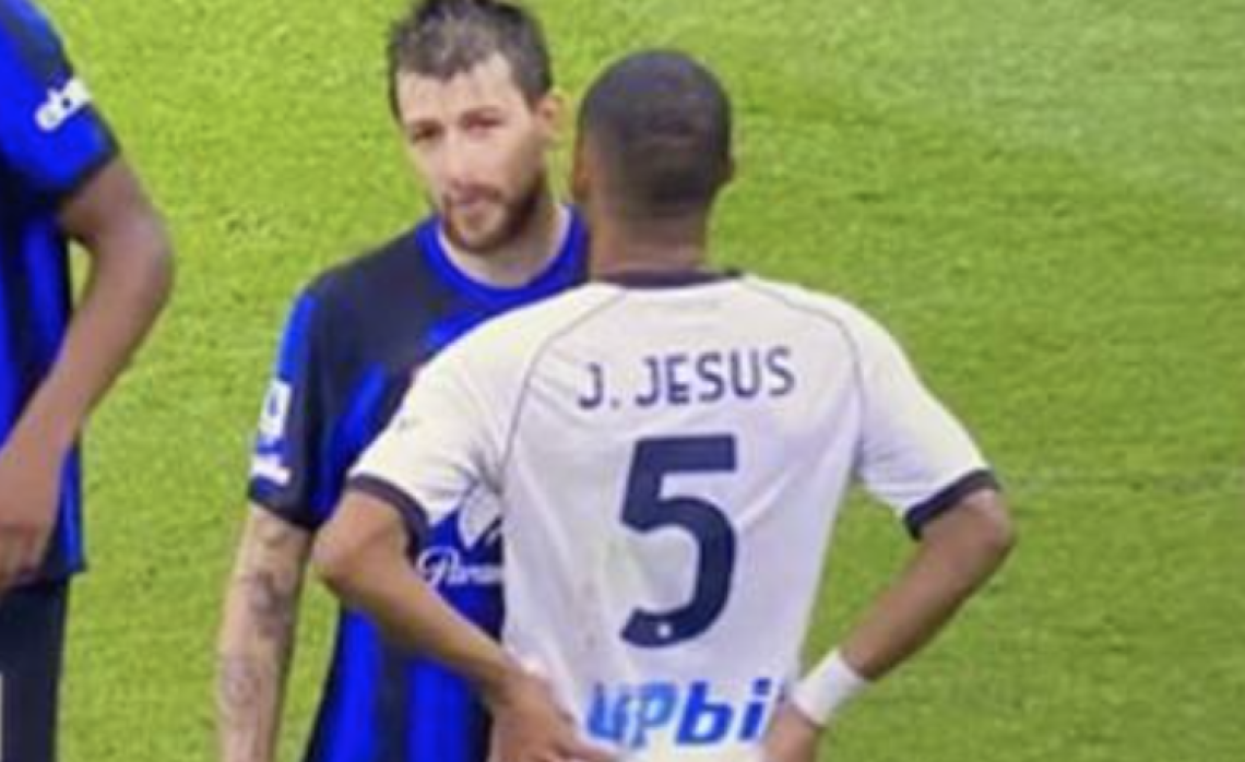 Acerbi e l'insulto a Juan Jesus: rischia 10 giornate di squalifica
