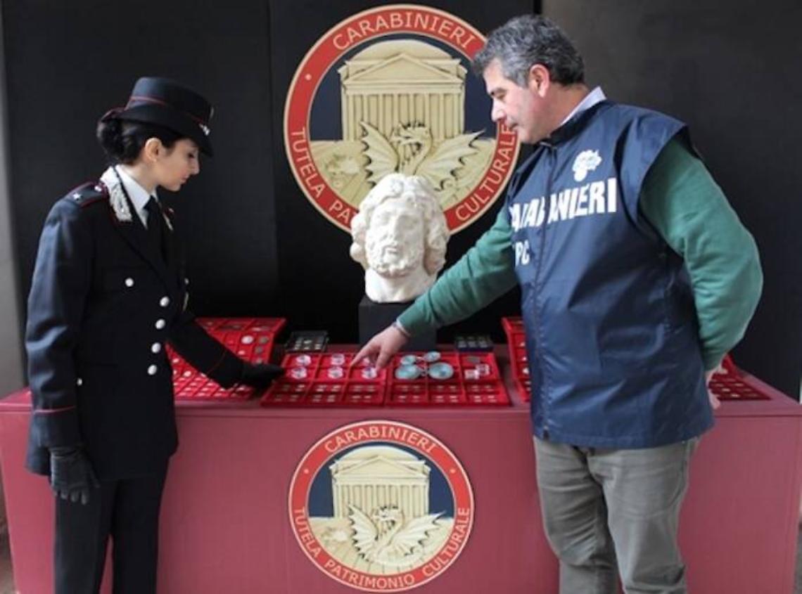 Beni culturali, in un anno recuperati oltre 2.500 reperti dai carabinieri