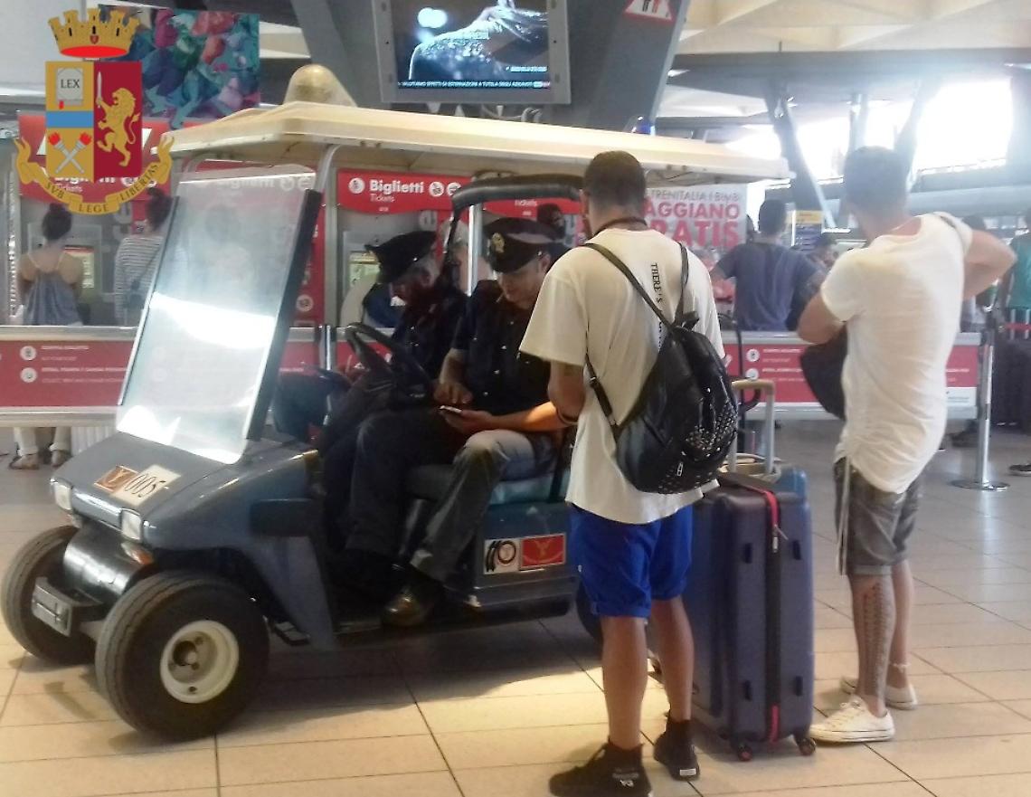 “Stazioni sicure": 1.280 identificati, 2 arrestati, 9 denunciati nei controlli del weekend