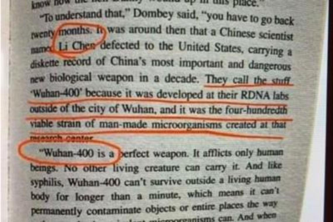 «Virus letale da Wuhan», il libro “profezia" del 1981