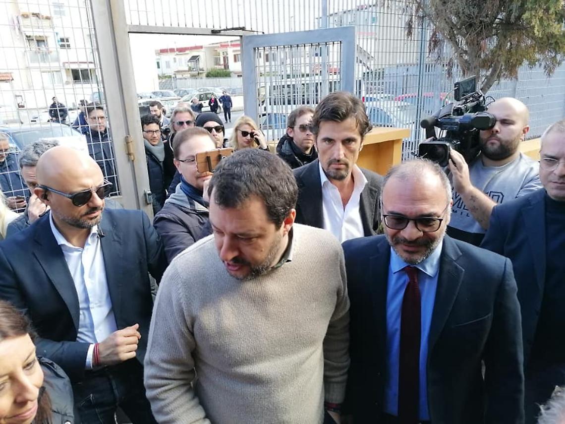 Salvini al centro disabili Giffas: «Minacciati per la mia visita»