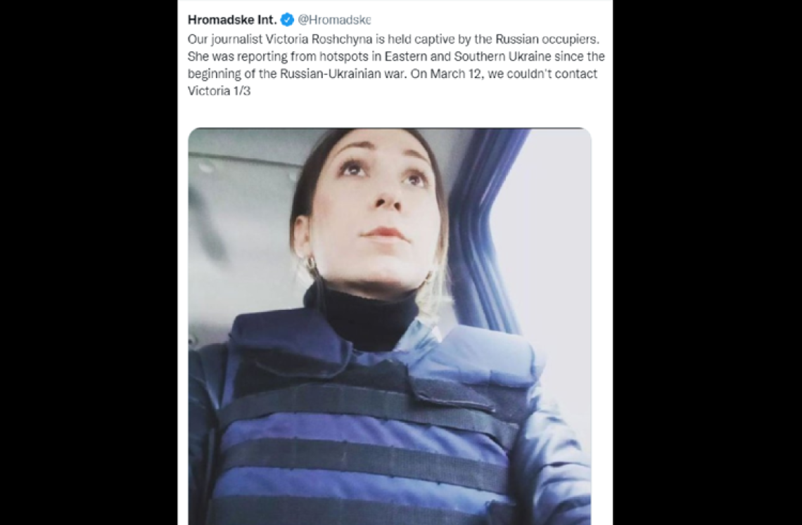 Guerra Ucraina-Russia, scomparsa reporter Kiev: «Tenuta prigioniera»
