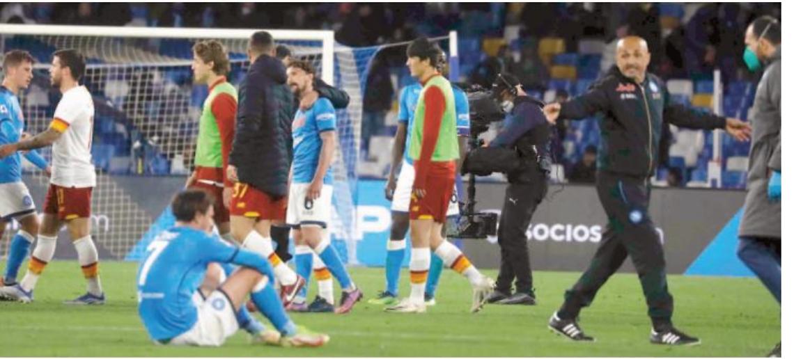 Maledizione “Maradona”, il Napoli si ferma sul pari e dice addio allo scudetto