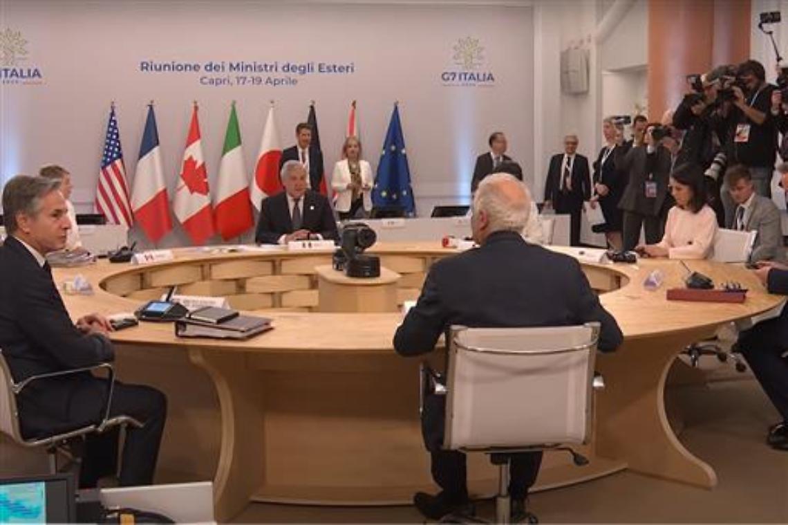 G7 Esteri, da Capri appello al dialogo in Medio Oriente