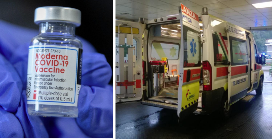 Paura in Italia, si sente male subito dopo il vaccino Moderna: 70enne finisce in ospedale