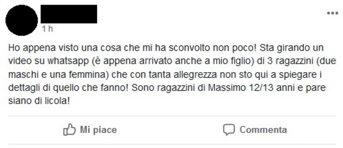 Video porno tra ragazzini sul telefono del figlio: mamma denuncia sul web