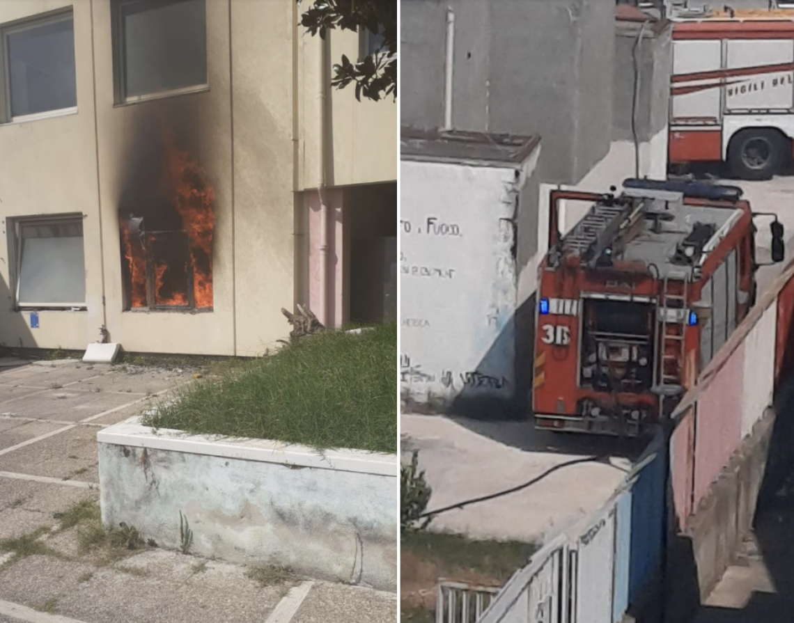 Incendiata l'Officina delle Culture Gelsomina Verde, «rogo doloso»