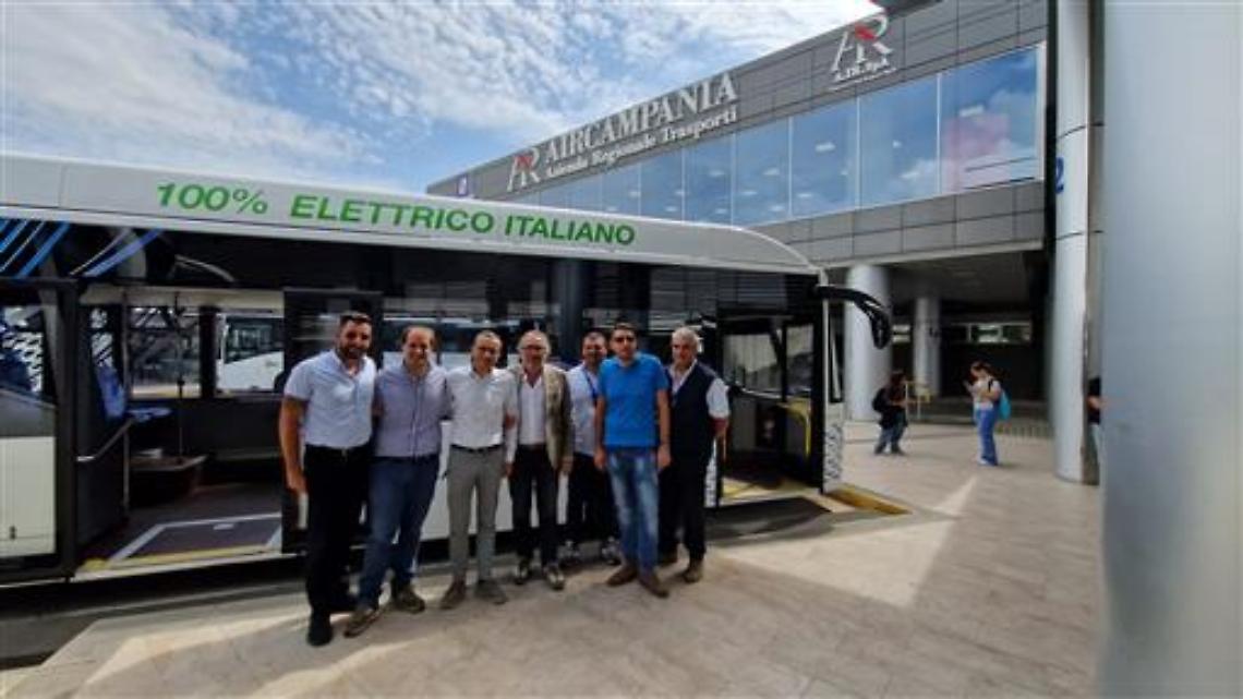 Air Campania testa bus elettrico ad Avellino