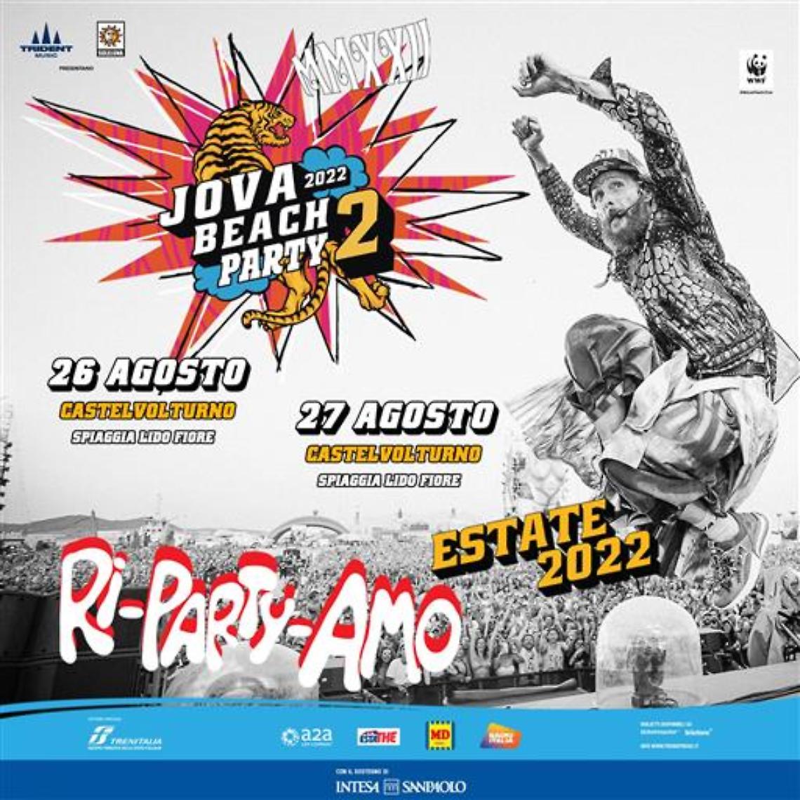 Jovanotti: “Jova beach party" il 26 e 27 agosto a Castel Volturno