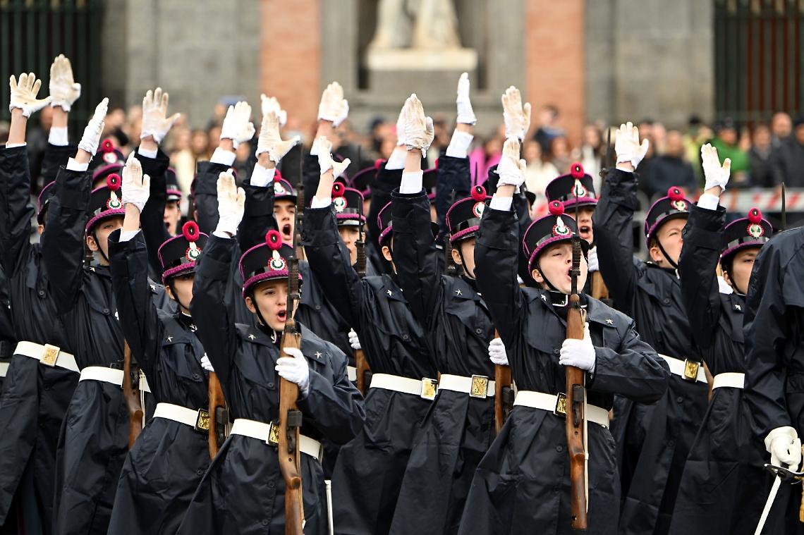 Napoli, giurano gli allievi del 235esimo corso della Nunziatella