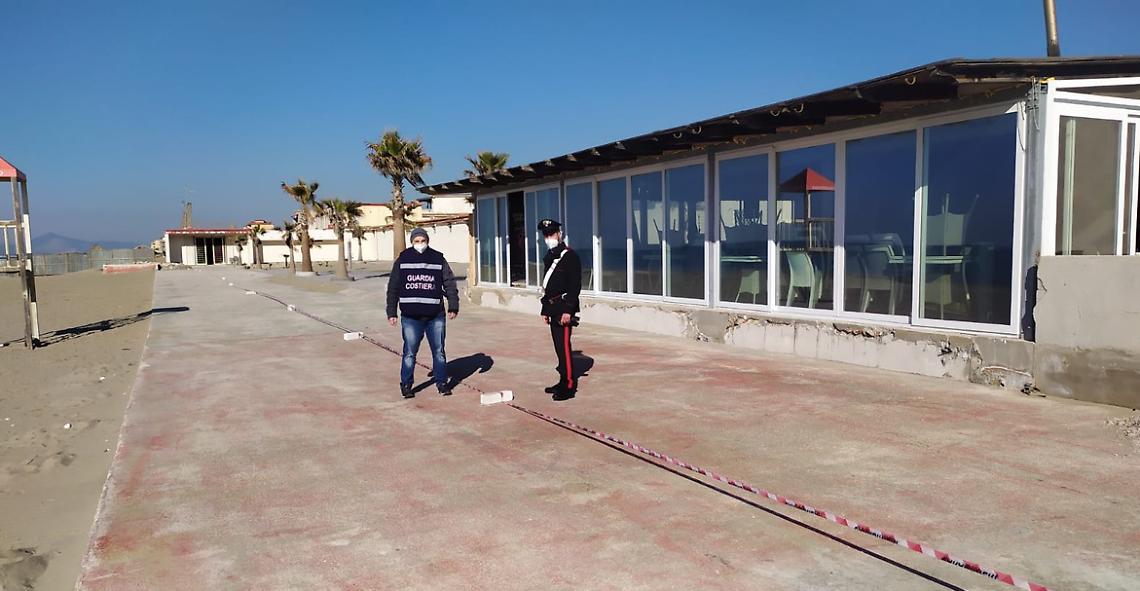 Lido balneare sequestrato dai carabinieri a Pozzuoli