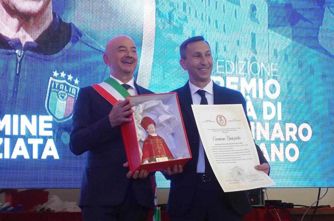 Premio San Gennaro Vesuviano, Nunziata e il sindaco Russo: «Presto un impianto sportivo multidisciplinare in città»